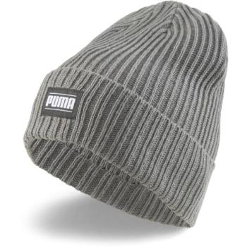 Puma CLASSIC CUFF BEANIE Férfi kötött sapka, szürke, méret kép