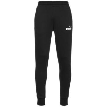 Puma ESS + 2 COL LOGO PANTS FL Férfi melegítőnadrág, fekete, méret kép