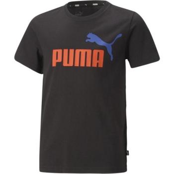 Puma ESS + 2 COL LOGO TEE Fiú póló, fekete, méret kép