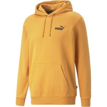 Puma ESS+2 COL SMALL LOGO HOODIE FL Férfi pulóver, sárga, méret kép