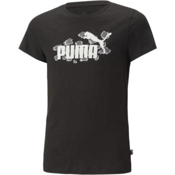 Puma ESS+ANIMAL TEE G Lány póló, fekete, méret kép