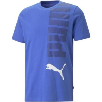 Puma ESS+LOGO LAB TEE Férfi póló, kék, méret kép