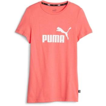 Puma ESS LOGO TEE G Lány póló, lazac, méret kép