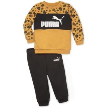 Puma ESS+ MATES INFANTS JOGGER FL DESERT Gyerek melegítő szett, fekete, méret kép