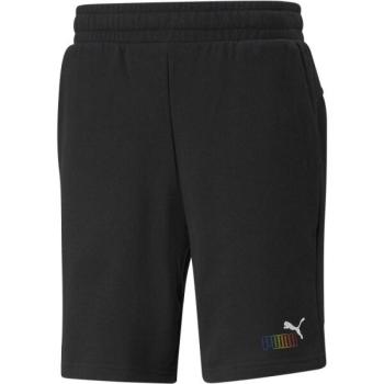 Puma ESS RAINBOW SWEAT SHORTS TR 9 Férfi rövidnadrág, fekete, méret kép