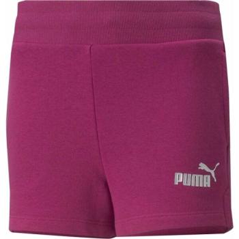 Puma ESS+SHORTS TR G Lány rövidnadrág, bordó, méret kép