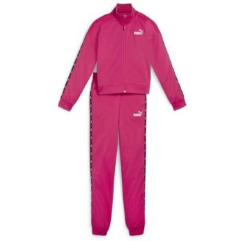 Puma ESSENTIALS TAPE TRICOT SUIT CL G Lány melegítő szett, rózsaszín, méret kép