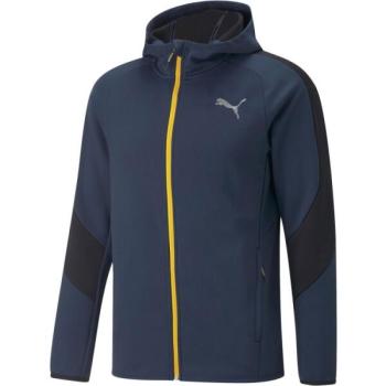 Puma EVOSTRIPE WARM FULL ZIP HOODIE Férfi pulóver, kék, méret kép