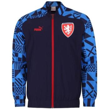 Puma FACR PREMATCH JACKET Férfi futballkabát, sötétkék, méret kép