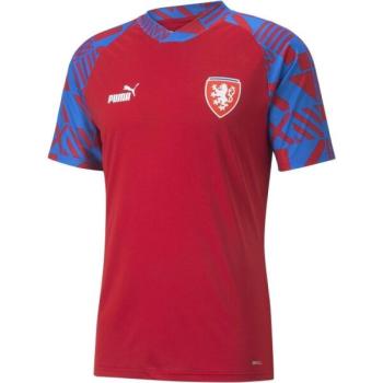 Puma FACR PREMATCH JERSEY Férfi futballmez, piros, méret kép