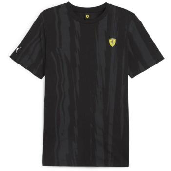 Puma FERRARI RACE AOP TEE Férfi póló, fekete, méret kép