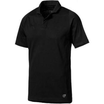 Puma FINAL CASUALS POLO Férfi galléros póló, fekete, méret kép