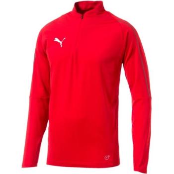 Puma FINAL TRAINING 1/4 ZIP TOP Férfi sportpóló, piros, méret kép