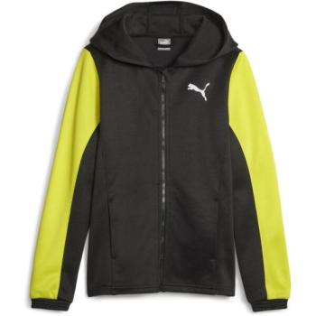 Puma FIT FULL-ZIP JACKET Fiú kabát, fekete, méret kép