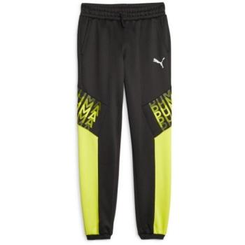 Puma FIT PANTS Fiú melegítőnadrág, fekete, méret kép