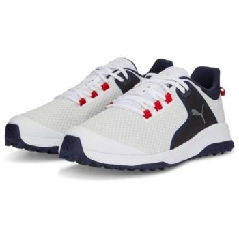 Puma FUSION GRIPE Férfi golfcipő, fehér, méret 41 kép