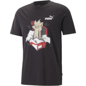 Puma GRAPHICS SNEAKER TEE Férfi póló, fekete, méret kép