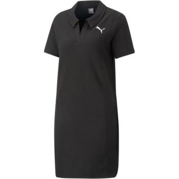 Puma HER POLO DRESS Női ruha, fekete, méret kép