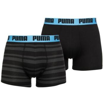 Puma HERITAGE STRIPE BOXER 2P Férfi bokszeralsó, fekete, méret kép