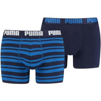 Puma HERITAGE STRIPE BOXER 2P Férfi bokszeralsó, sötétkék, méret kép