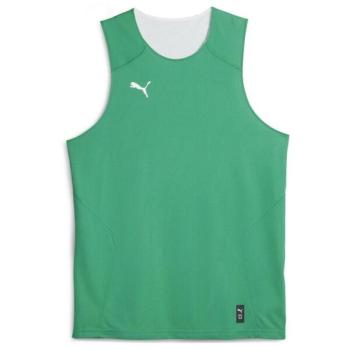 Puma HOOPS TEAM REVERSE PRACTICE JERSEY Férfi kosárlabda mez, zöld, méret kép