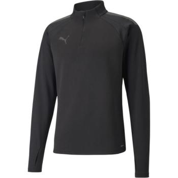 Puma INDIVIDUALLIGA WARM 1 4 ZIP TOP Férfi pulóver, fekete, méret kép