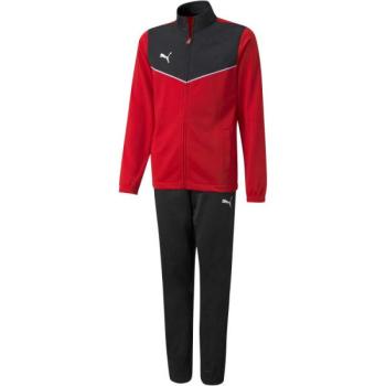 Puma INDIVIDUALRISE TRACKSUIT JR Junior melegítő szett, piros, méret kép