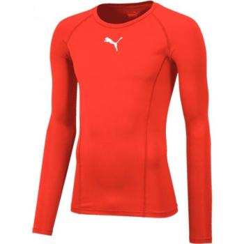 Puma LIGA BASELAYER TEE LS Férfi funkcionális póló, piros, méret kép