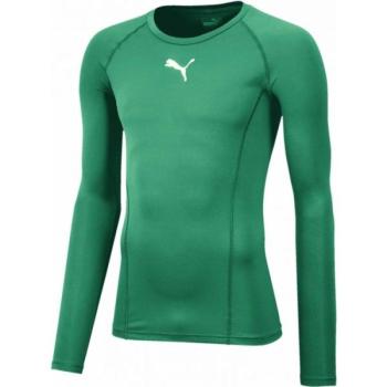 Puma LIGA BASELAYER TEE LS Férfi funkcionális póló, zöld, méret kép