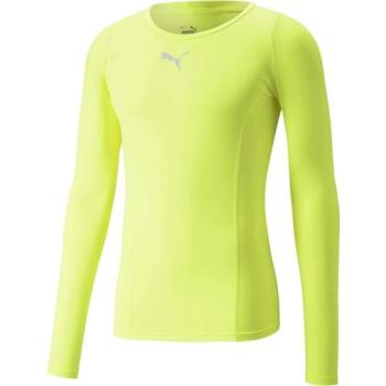 Puma LIGA BASELAYER TEE LS Férfi póló, fényvisszaverő neon, méret kép