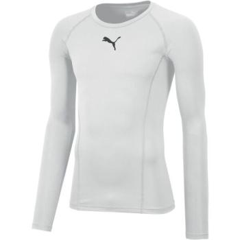 Puma LIGA BASELAYER TEE LS JR Fiú felső, fehér, méret kép