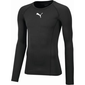 Puma LIGA BASELAYER TEE LS JR Fiú felső, fekete, méret kép