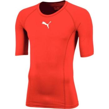 Puma LIGA BASELAYER TEE SS Férfi funkcionális póló, piros, méret kép