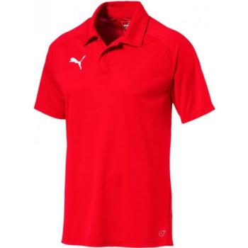 Puma LIGA SIDELINE POLO Férfi galléros póló, piros, méret kép