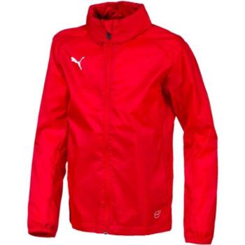 Puma LIGA TRG RAIN JKT CORE JR Gyerek kabát, piros, méret kép