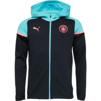 Puma MCFC CASUALS HOODED JACKET Férfi dzseki, fekete, méret kép