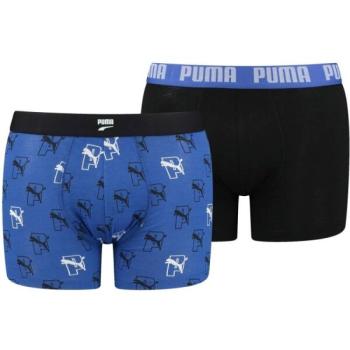 Puma MEN AOP BOXER 2P Férfi boxeralsó, kék, méret kép