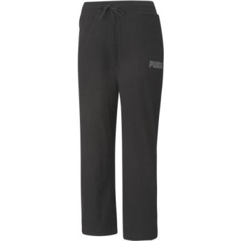 Puma MODERN BASIC RIBBED WIDE PANTS Női melegítőnadrág, fekete, méret kép