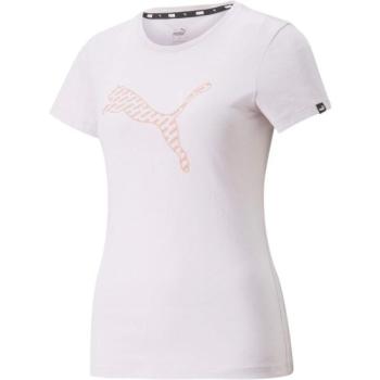 Puma POWER GRAPHIC TEE Női póló, rózsaszín, méret kép