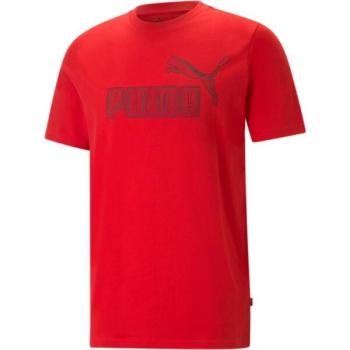 Puma POWER LOGO TEE Férfi póló, piros, méret kép