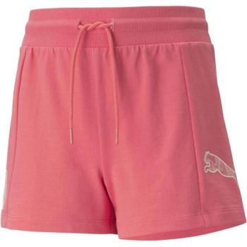 Puma POWER SUMMER HIGH-WAIST SHORTS TR G Lány rövidnadrág, rózsaszín, méret kép