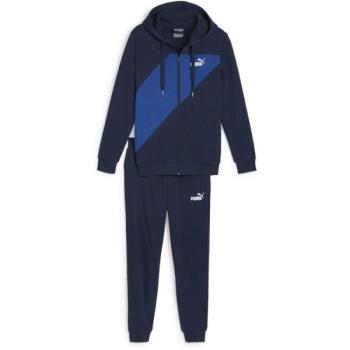 Puma POWER TRACKSUIT TR Férfi melegítő szett, sötétkék, méret kép