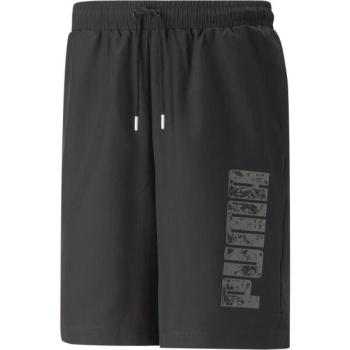 Puma POWER WOVEN SHORTS Férfi rövidnadrág, fekete, méret kép