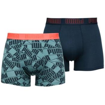 Puma PRINT BOXER 2P Férfi boxeralsó, kék, méret kép