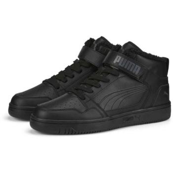 Puma REBOUND MID STRAP WTR Férfi bélelt bokacipő, fekete, méret 41 kép