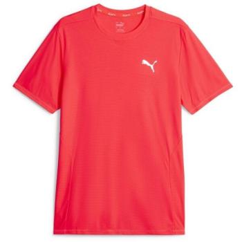 Puma RUN FAVORITE TEE Férfi póló, piros, méret kép