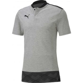 Puma TEAM FINAL 21 CASUALS POLO Uniszex póló, szürke, méret kép