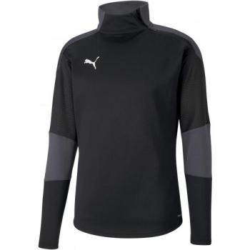 Puma TEAM FINAL 21 TRAINING FLEECE Férfi pulóver edzésre, fekete, méret kép