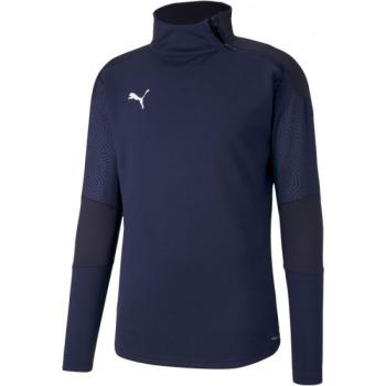 Puma TEAM FINAL 21 TRAINING FLEECE Férfi pulóver, sötétkék, méret kép