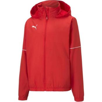 Puma TEAM GOAL RAIN JACKET JR Gyerek sportos kabát, piros, méret kép